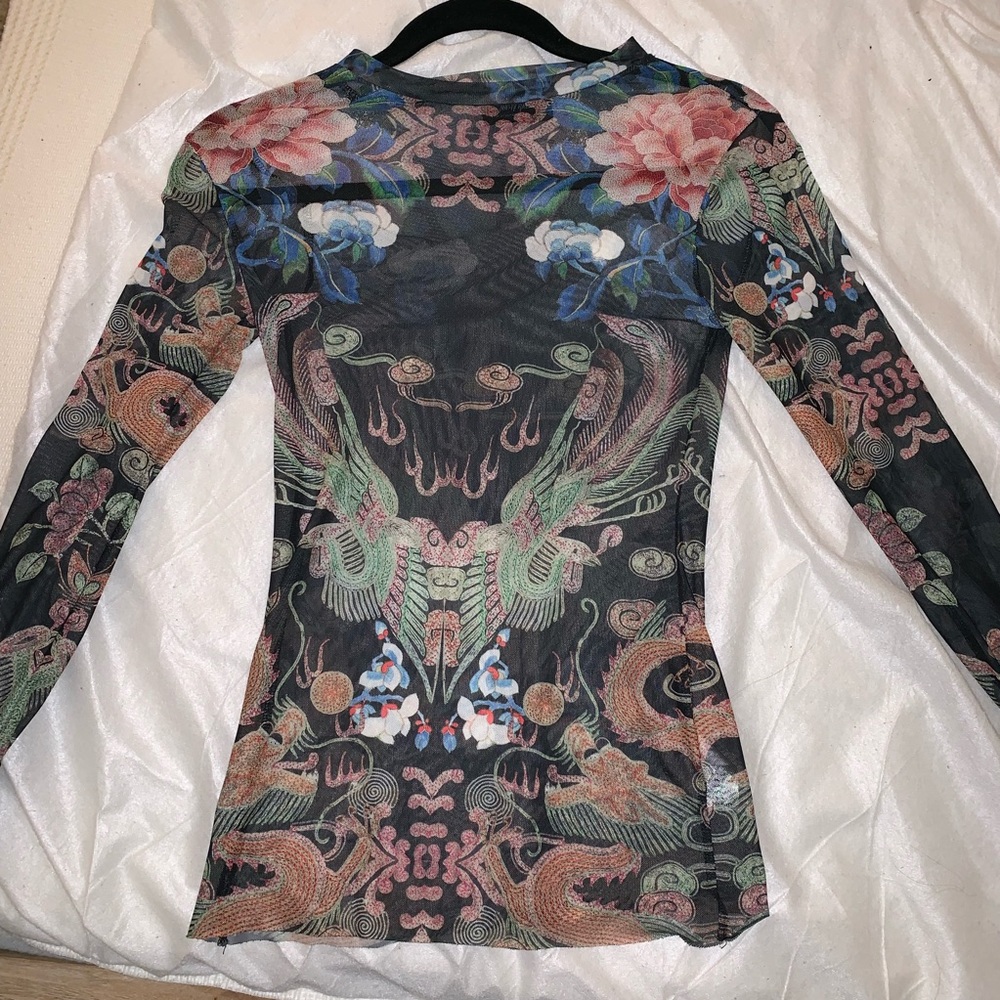 Sheer Dragon Tattoo Top from Nasty Gal